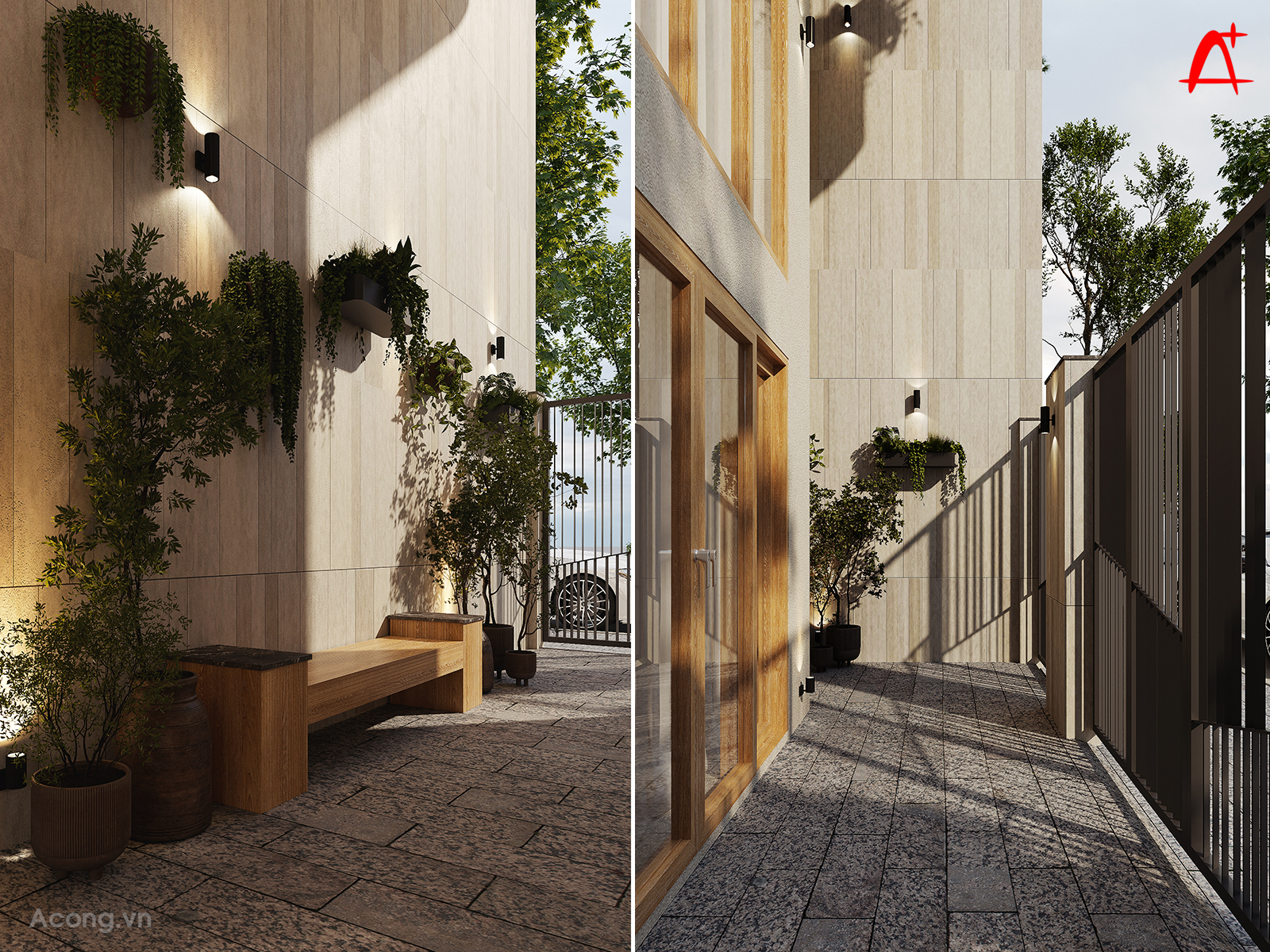 Thiết kế sân trước